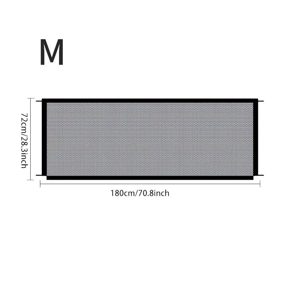 image-Pet Dog Fence, Foldable Isolation Net, Dog Safety Protection Fence, No Drilling Required Household Pet Isolation Fence, Balcony Dog And Cat Isolation Net Fence, Indoor Obstacle Safety Protection