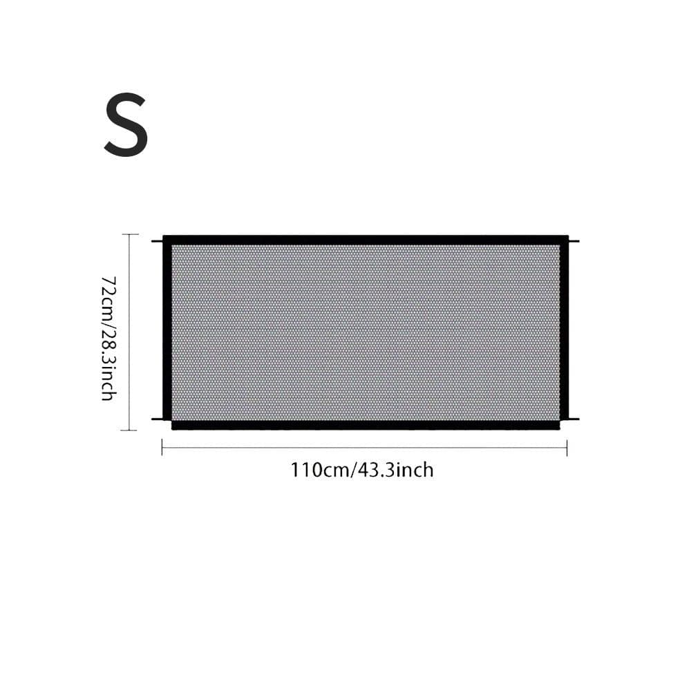 image-Pet Dog Fence, Foldable Isolation Net, Dog Safety Protection Fence, No Drilling Required Household Pet Isolation Fence, Balcony Dog And Cat Isolation Net Fence, Indoor Obstacle Safety Protection
