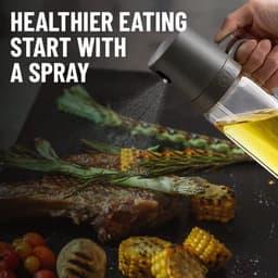 image-Kitchen Glass Oil Sprayer Bottle Olive Oil Sprayer Mister Spray Oil Dispenser Oil Jar Cruet BBQ Baking Picnic Kitchen Tool