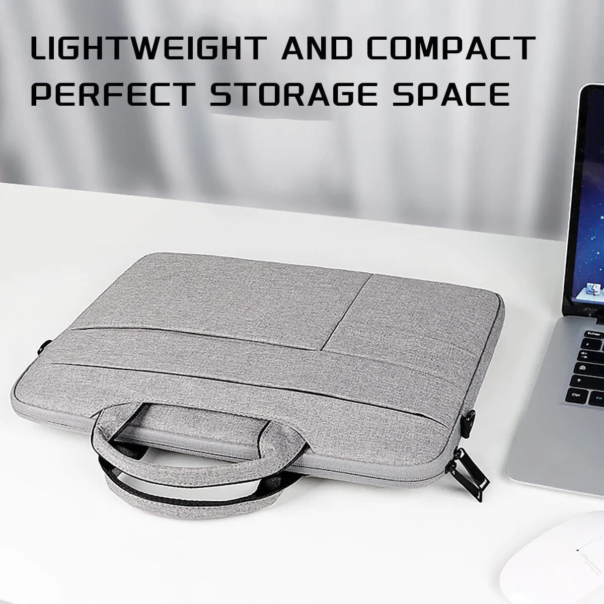 image-13-15.6 Inch Laptop Bag, Laptop Carrying Case Shoulder Strap Carrying Briefcase, Business Leisure Or School Laptop Bag