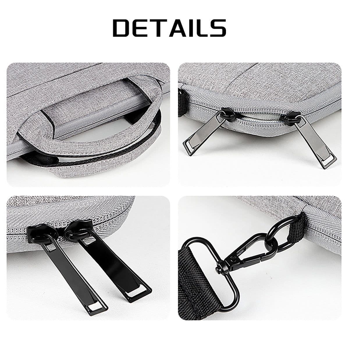 image-13-15.6 Inch Laptop Bag, Laptop Carrying Case Shoulder Strap Carrying Briefcase, Business Leisure Or School Laptop Bag