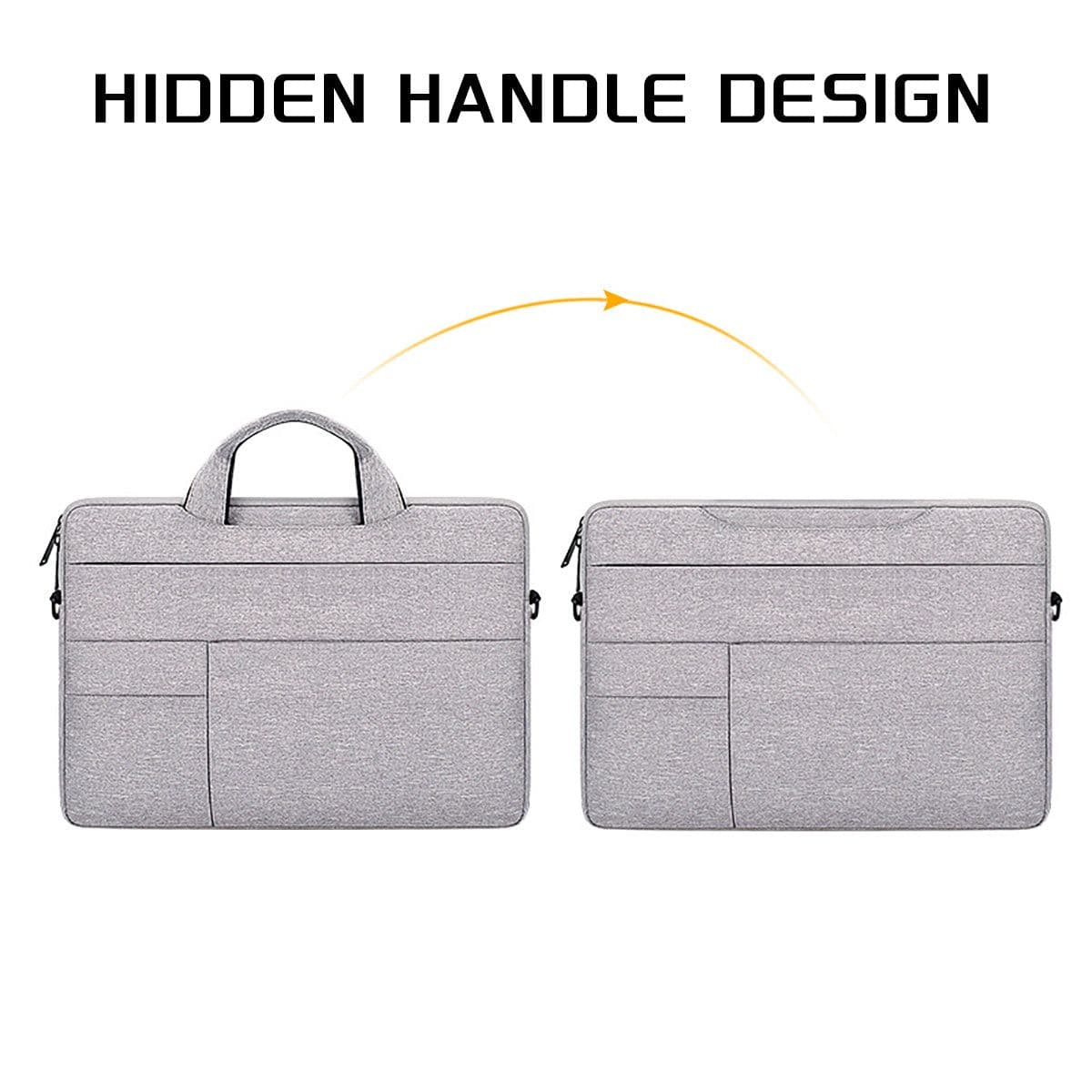image-13-15.6 Inch Laptop Bag, Laptop Carrying Case Shoulder Strap Carrying Briefcase, Business Leisure Or School Laptop Bag