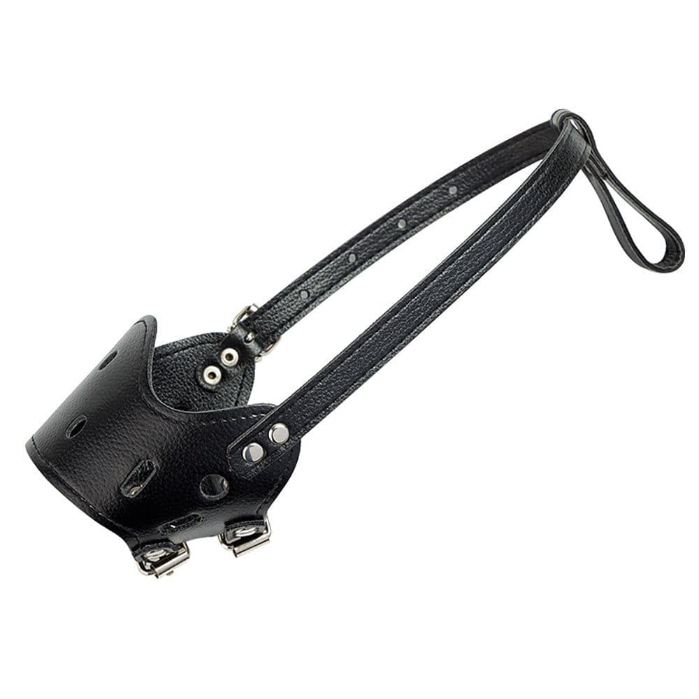 image-Dog Muzzle Leather, Comfort Secure Anti-Barking Muzzles For Small Medium Large Dogs, Breathable And Adjustable, Allows Drinking And Panting, Used With Collars
