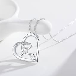 image-Cross Necklace for Women 925 Sterling Silver Love Heart Infinity Faith Necklace Hope Pendant Cross Jewelry Gifts for Girls Men