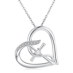 image-Cross Necklace for Women 925 Sterling Silver Love Heart Infinity Faith Necklace Hope Pendant Cross Jewelry Gifts for Girls Men