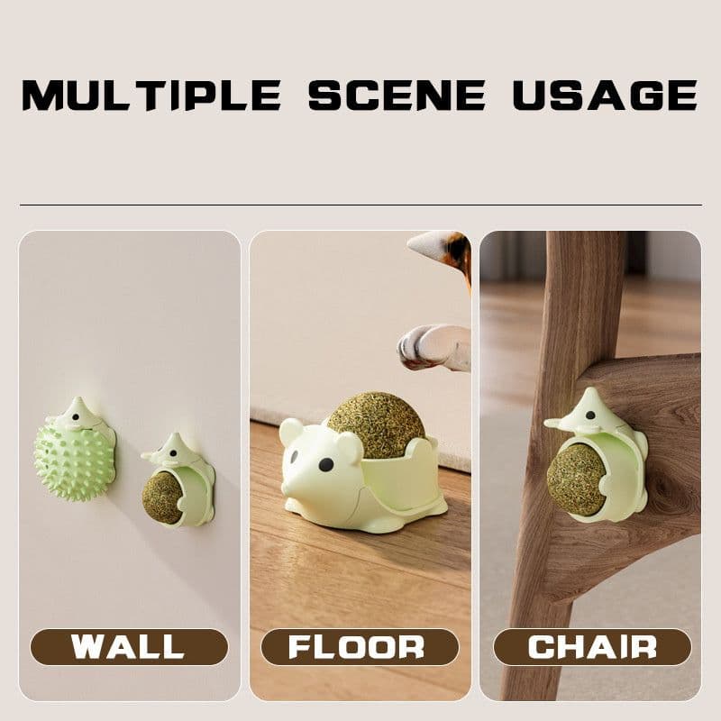 image-Cat Grooming Brush Wall Mount, Cat Self Groomer Cat Corner Face Scratcher, Cat Self Groomer Corner, Wall Corner Massage Comb For Cat And Dog