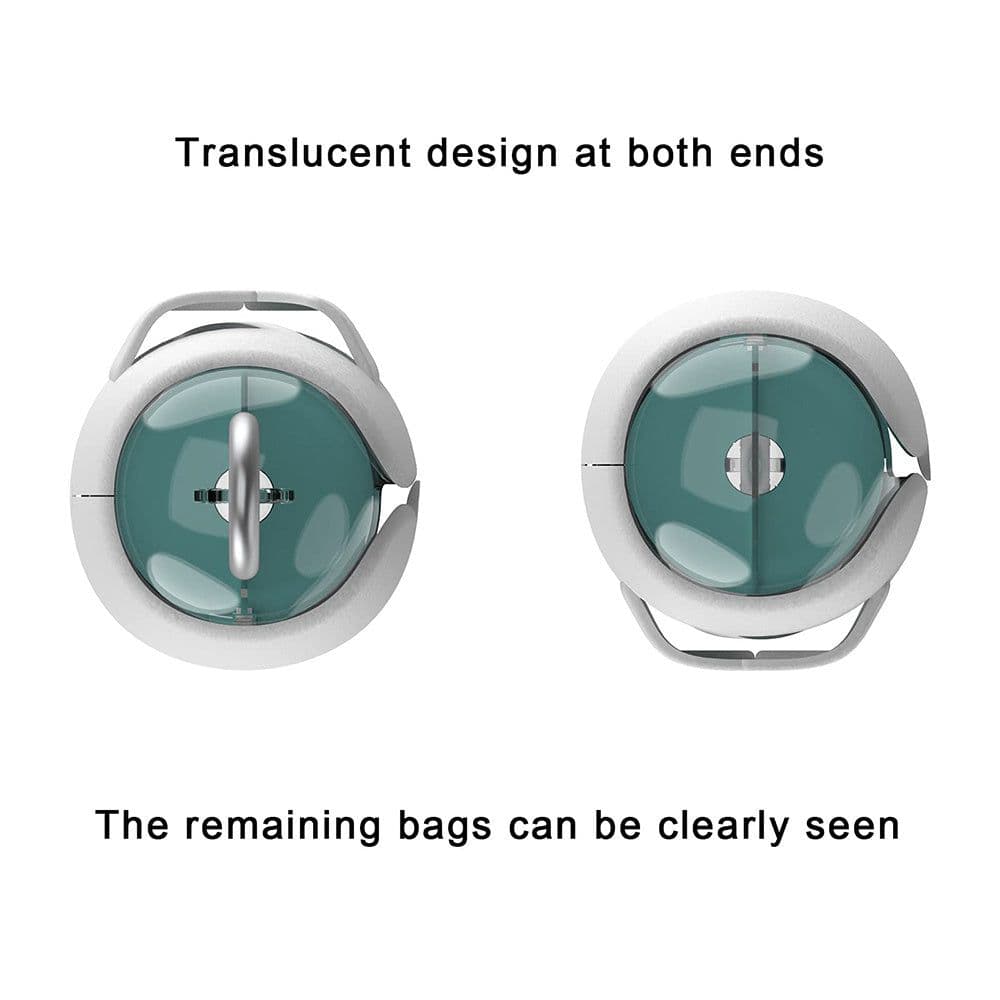 image-Dog Poop Bag Holder And Dispenser With Leash Attachment Pet Supplies Space Capsule Outdoor Biodegradable Dog Poop Bags Dispenser Attachable To The Leash Dog Accessories
