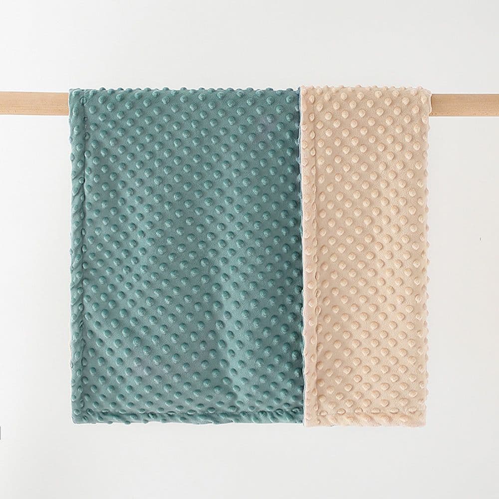 image-Baby Blanket For Girls Super Soft Double Layer With Dotted Backing Soft Baby Blanket With Dotted Backing Newborn Nursery Swaddling Blankets Infants Boys Girls Receiving Blanket For Toddler