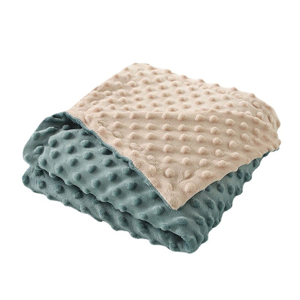 image-Baby Blanket For Girls Super Soft Double Layer With Dotted Backing Soft Baby Blanket With Dotted Backing Newborn Nursery Swaddling Blankets Infants Boys Girls Receiving Blanket For Toddler