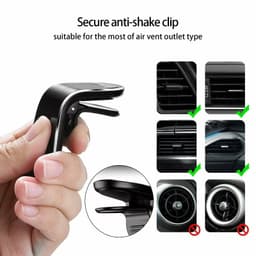 image-Car Magnet Magnetic Air Vent Mount Holder Magnetic Car Phone Holder Stand 360 Metal Car Air Vent Magnet Stand In Car GPS Mount Holder