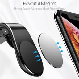 image-Car Magnet Magnetic Air Vent Mount Holder Magnetic Car Phone Holder Stand 360 Metal Car Air Vent Magnet Stand In Car GPS Mount Holder