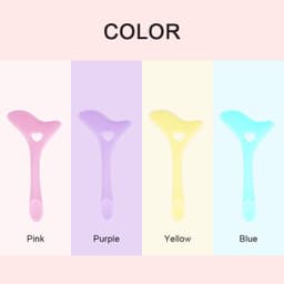 image-Silicone Eyeliner Stencil Wing Tip Mascara Drawing Lipstick Aid Face Cream Applicator For Beginners Makeup Tool Eyeliner Stencils Silicone Winged Tip Eyeliner Aid Eyebrow Pencil Stencil Reusable