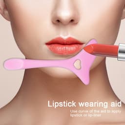image-Silicone Eyeliner Stencil Wing Tip Mascara Drawing Lipstick Aid Face Cream Applicator For Beginners Makeup Tool Eyeliner Stencils Silicone Winged Tip Eyeliner Aid Eyebrow Pencil Stencil Reusable