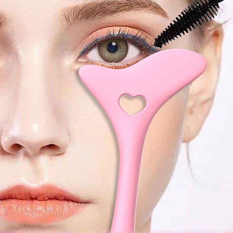 image-Silicone Eyeliner Stencil Wing Tip Mascara Drawing Lipstick Aid Face Cream Applicator For Beginners Makeup Tool Eyeliner Stencils Silicone Winged Tip Eyeliner Aid Eyebrow Pencil Stencil Reusable