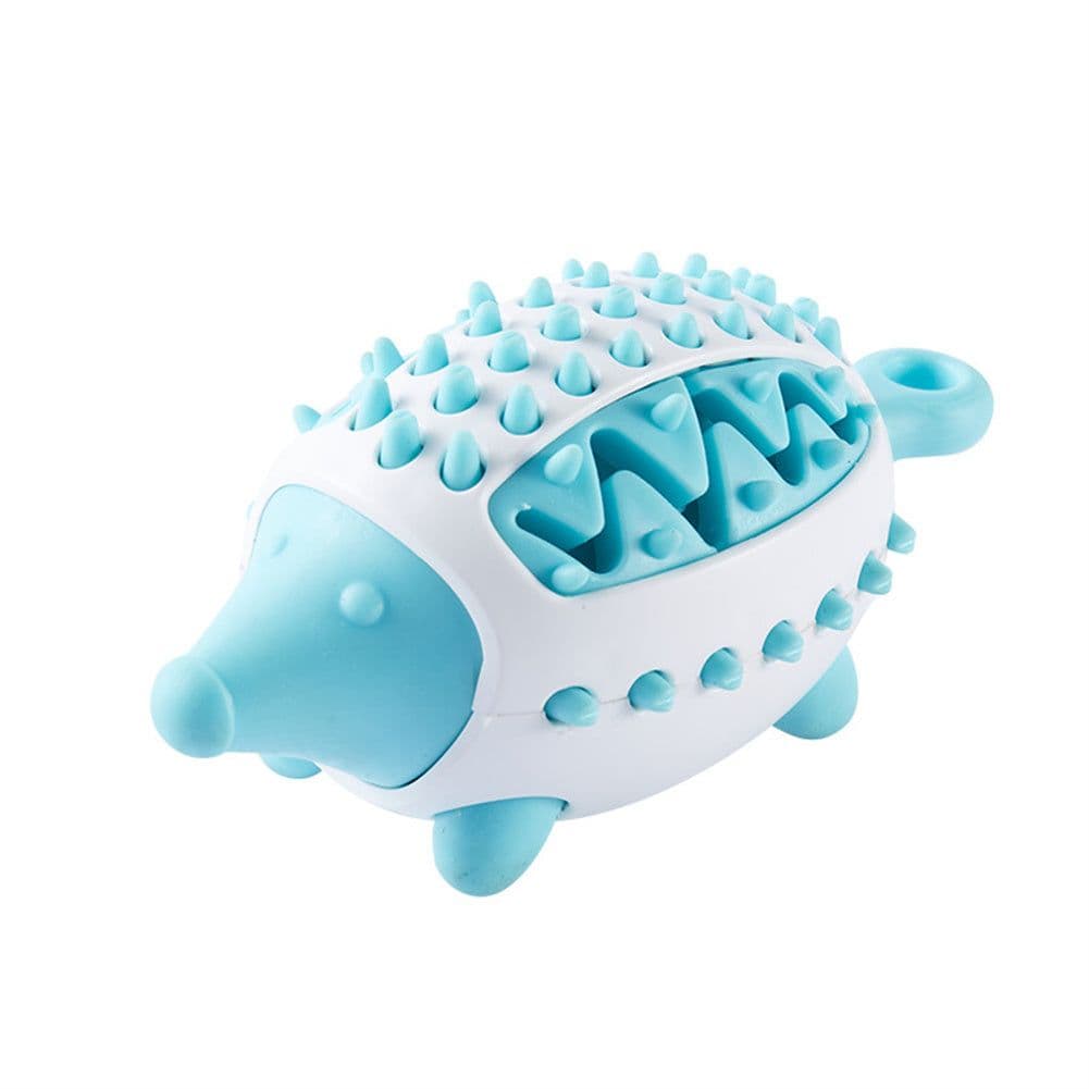 image-Phedgehog Shape Dog Toy Leaking Food Toys For Small Large Dogs Cat Chewing Toys Pet Tooth Cleaning Indestructible Puppy Toys Ball Molar Tooth Cleaning Stick