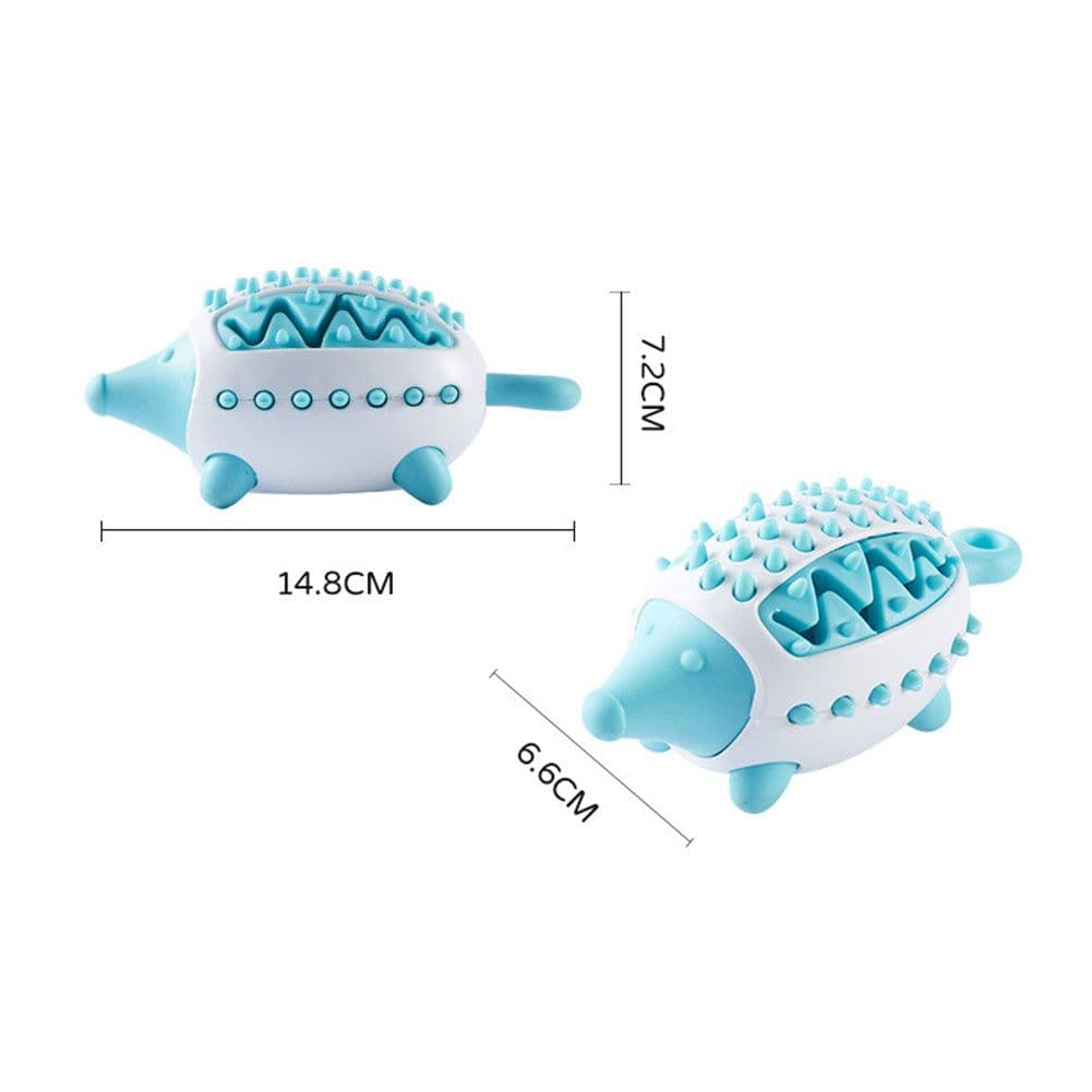 image-Phedgehog Shape Dog Toy Leaking Food Toys For Small Large Dogs Cat Chewing Toys Pet Tooth Cleaning Indestructible Puppy Toys Ball Molar Tooth Cleaning Stick