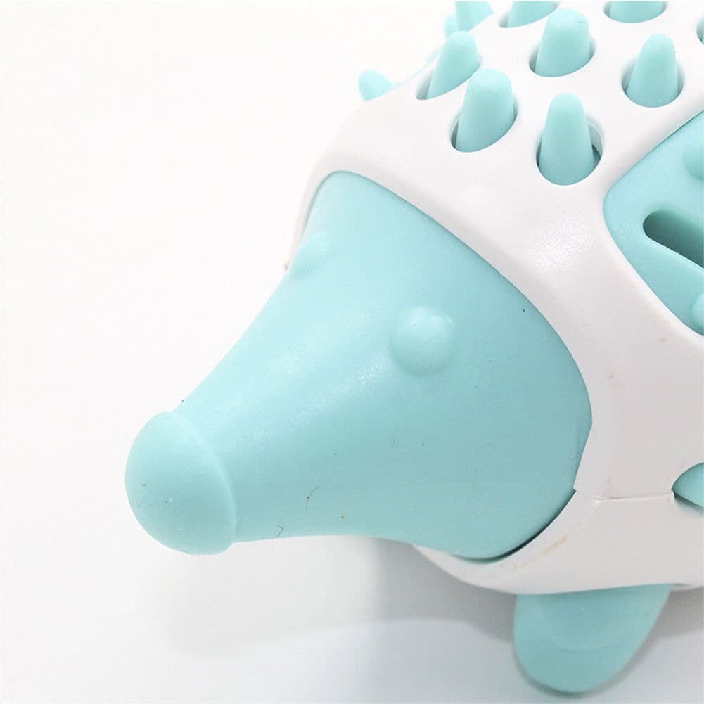 image-Phedgehog Shape Dog Toy Leaking Food Toys For Small Large Dogs Cat Chewing Toys Pet Tooth Cleaning Indestructible Puppy Toys Ball Molar Tooth Cleaning Stick