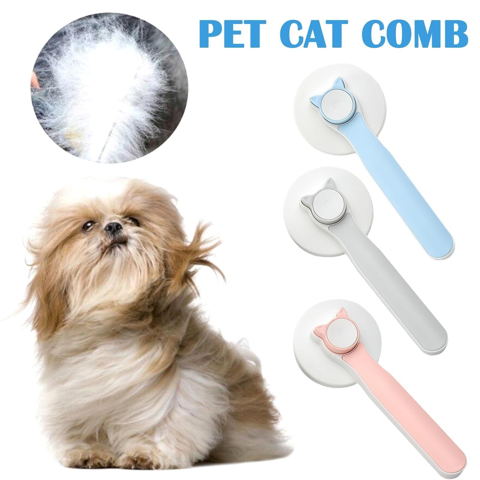image-Pet Self Cleaning Cat Brushes, Cat Grooming Brush For Dogs Cats For Long Haired & Short Hair Gently To Remove Loose Undercoat, Mats Tangled