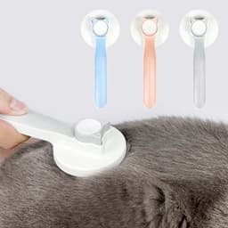 image-Pet Self Cleaning Cat Brushes, Cat Grooming Brush For Dogs Cats For Long Haired & Short Hair Gently To Remove Loose Undercoat, Mats Tangled