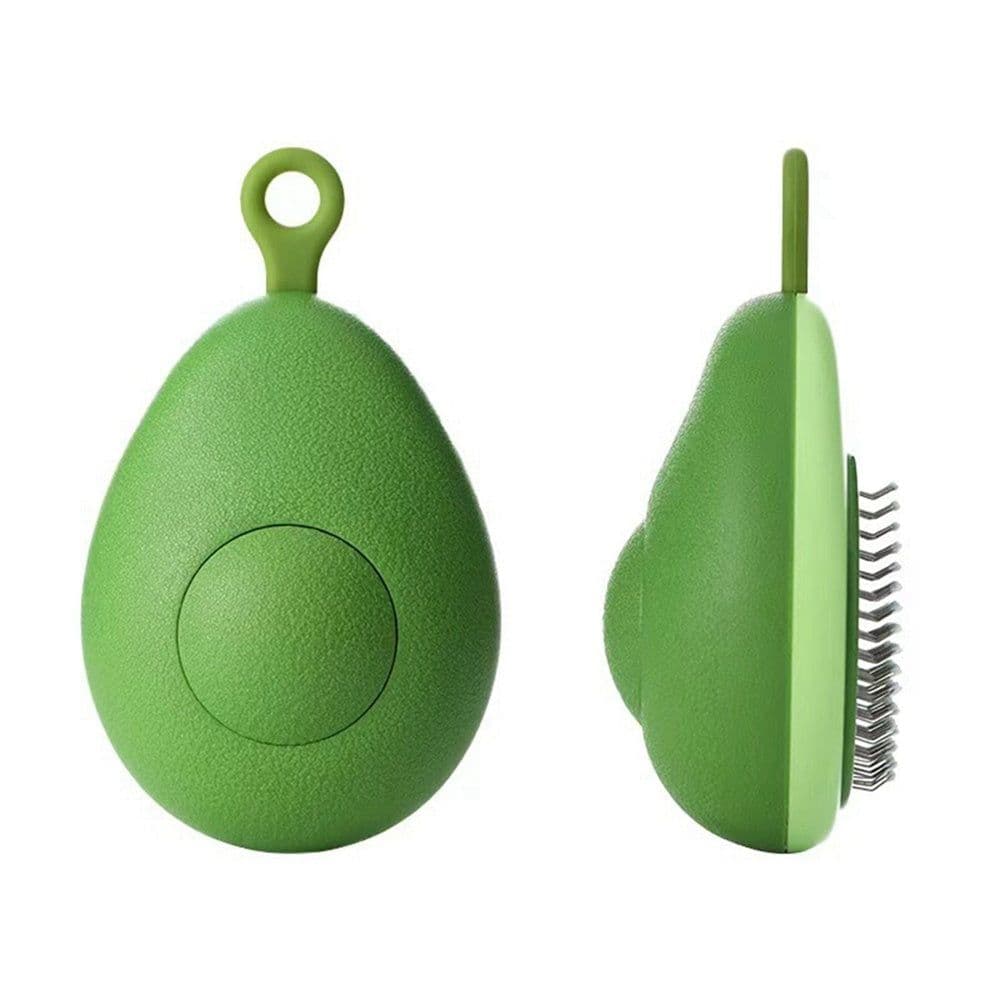 image-Creative Cat Grooming Comb Portable Massage Brush One-Button Remove Floating Hair Scraper Cats Dogs Pet Self Cleaning Tool Accessories