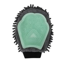 image-Pet Bathing Brush 2-in-1 Grooming Glove Elegant Dog Grooming Tool For Brushing, Massaging, And Drying Pet Grooming Kit For Dog Cat 2-Sided Bathing Brush Cleaning Massage Glove
