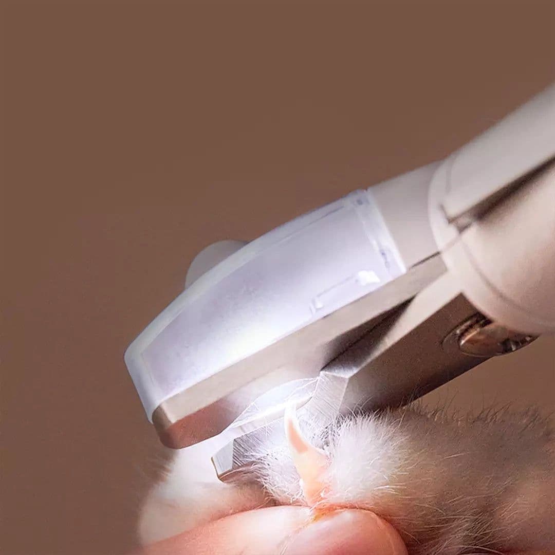 image-Professional Pet Nail Clipper Scissors Pet Dog Cat Nail Toe Claw Clippers Scissor LED Light Nail Trimmer For Animals Pet