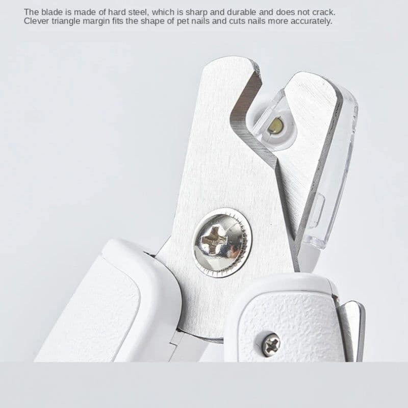image-Professional Pet Nail Clipper Scissors Pet Dog Cat Nail Toe Claw Clippers Scissor LED Light Nail Trimmer For Animals Pet