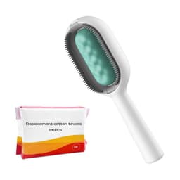 image-Cat Hair Brush With Water, Sticky Brush For Cats, 4 In-1 Cat Grooming Brush Creative Update Cat Dog Grooming Comb With Water Tank Double-Sided Hair Removal Brush Kitten Pet Supplies Accessories