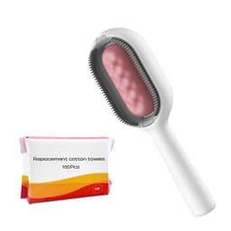 image-Cat Hair Brush With Water, Sticky Brush For Cats, 4 In-1 Cat Grooming Brush Creative Update Cat Dog Grooming Comb With Water Tank Double-Sided Hair Removal Brush Kitten Pet Supplies Accessories