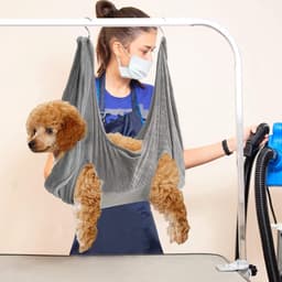 image-Pet Dog Cat Grooming Hammock Harness Dog Hammock Restraint Bag Helper Breathable Dogs Grooming Trimming Hammock Helper Cats