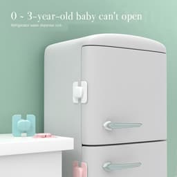 image-Home Baby Safety Protection Lock Anti-Clip Hand Door Closet Cabinet Locks Fo Fridge Cabinet Drawer Box Safe Lock For Kids No Tools Or Drilling Child Safety Cabinet Proofing Cabinet Drawer Door Latches