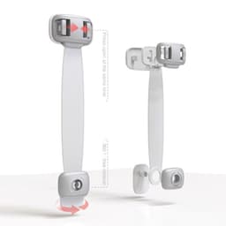 image-Home Baby Safety Protection Lock Anti-Clip Hand Door Closet Cabinet Locks Fo Fridge Cabinet Drawer Box Safe Lock For Kids No Tools Or Drilling Child Safety Cabinet Proofing Cabinet Drawer Door Latches