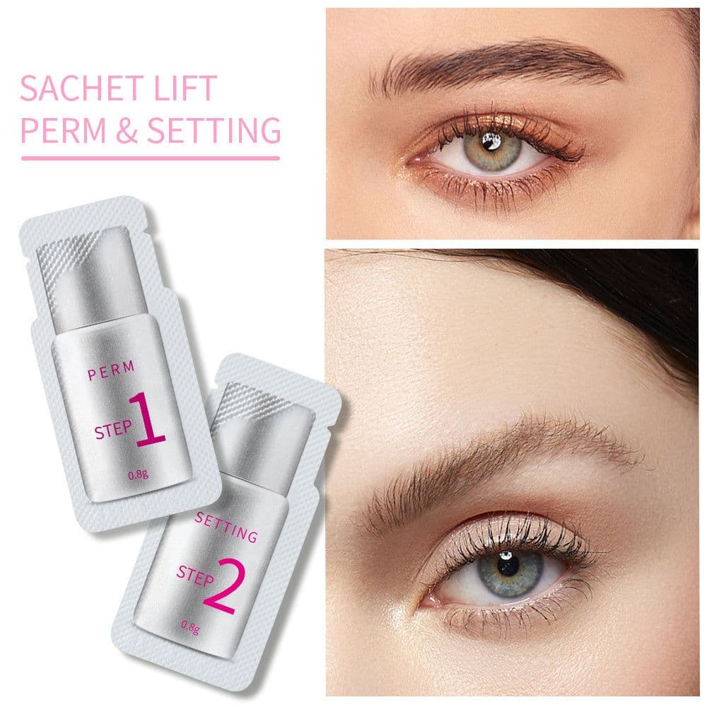 image-ICONSIGN 10 Pairs Pouch Eyelash Perm Lotion Lashes Lift Quick Perming 5 To 8 Minutes Beauty Makeup Tools