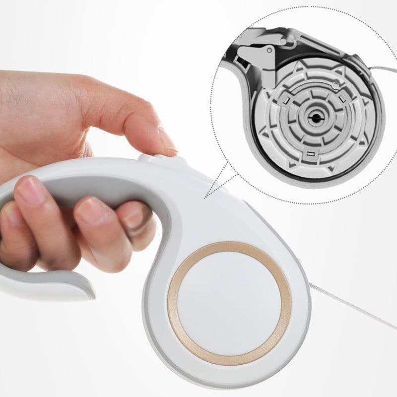 image-Automatic Explore Retractable Dog Leash Pet Traction Rope 5M Dog Retractable Traction Rope Dog Leash Cat Puppy Harness Belt Automatic Flexible Small Medium Dogs Pet Products