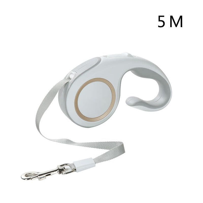 image-Automatic Explore Retractable Dog Leash Pet Traction Rope 5M Dog Retractable Traction Rope Dog Leash Cat Puppy Harness Belt Automatic Flexible Small Medium Dogs Pet Products