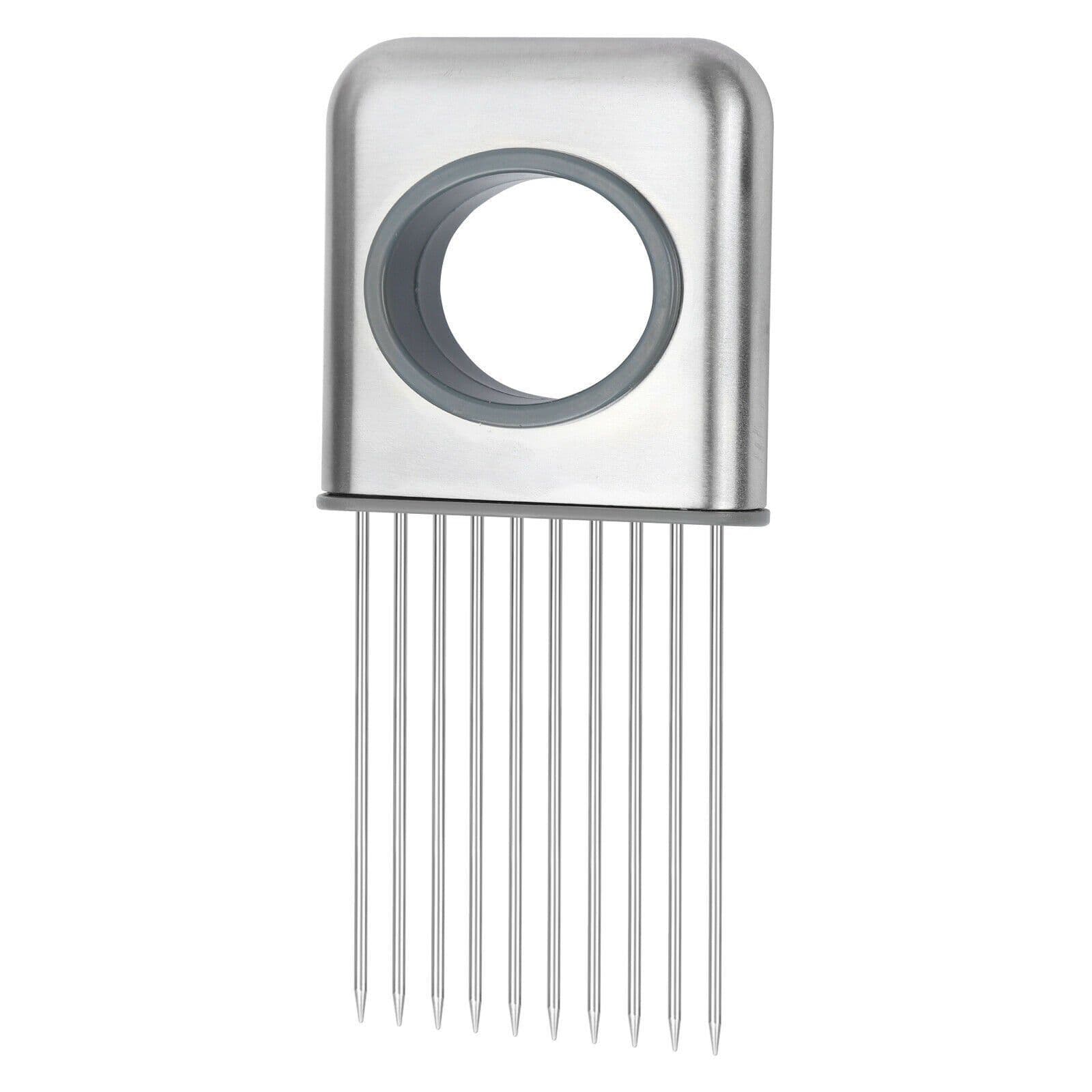 image-Onion Holder Slicer Vegetable Tools Tomato Cutter Stainless Steel Kitchen Gadget