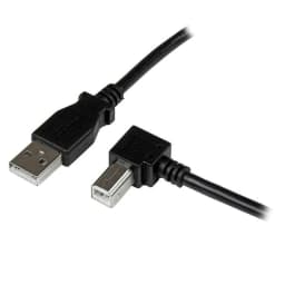 image-USB A to USB B Cable Startech USBAB1MR Black