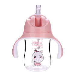 image-Straw Cup Baby Water Cup Drinking Milk Bottle Baby Children Learn To Drink Cup