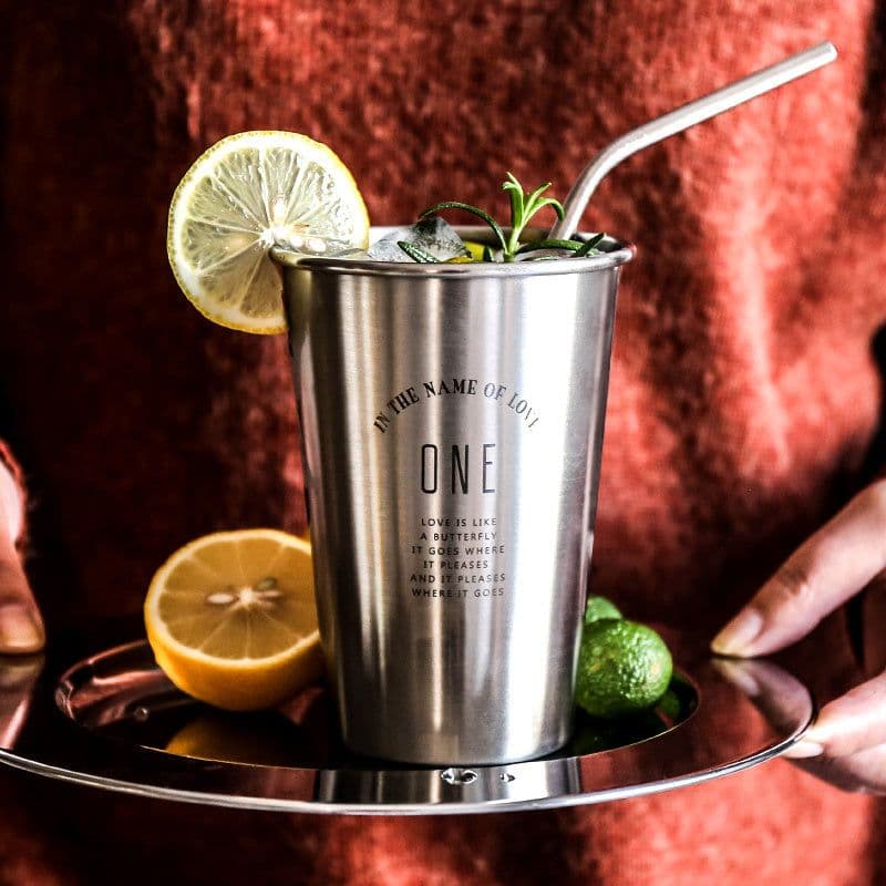 image-Stainless steel water cup