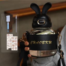 image-Cute Netflix Bunny Children's Water Cup