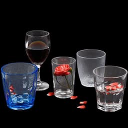 image-Home PC Acrylic Transparent Water Cup