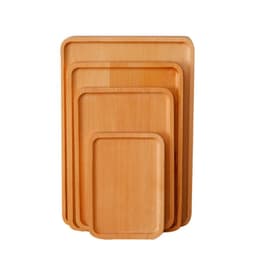 image-Household Wooden Water Cup Teapot Plate