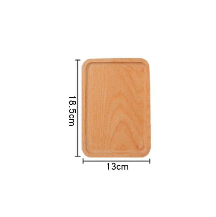 image-Household Wooden Water Cup Teapot Plate