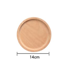 image-Household Wooden Water Cup Teapot Plate
