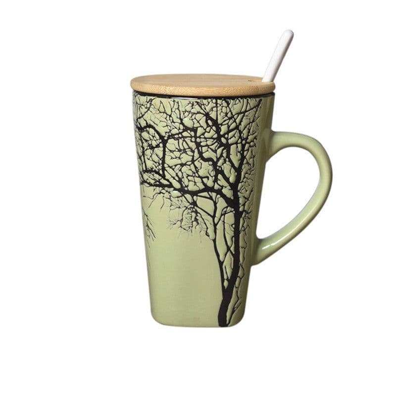 image-Creative Water Cup With Ceramic Cover