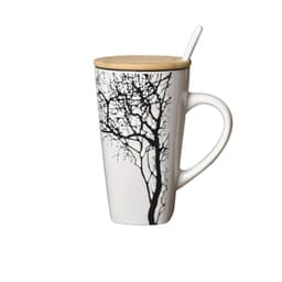 image-Creative Water Cup With Ceramic Cover