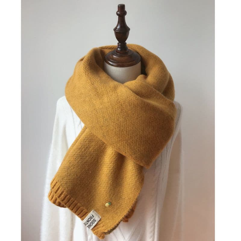 image-Shawl Accessories Cashmere Scarf Women Scarfs Winter