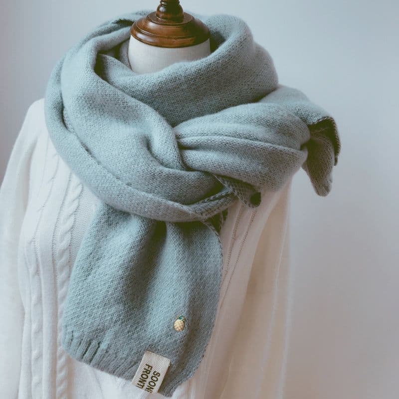 image-Shawl Accessories Cashmere Scarf Women Scarfs Winter