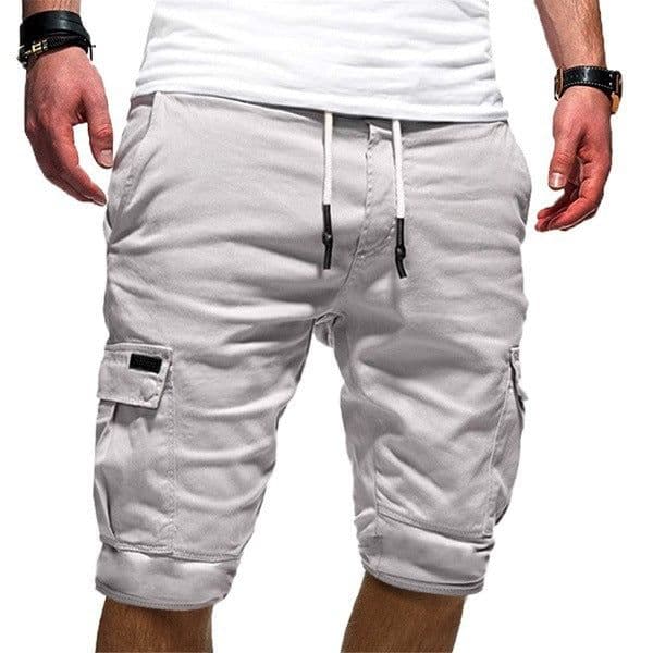 image-Men Casual Jogger Sports Cargo Shorts Military Combat Workout Gym Trousers Summer Mens Clothing