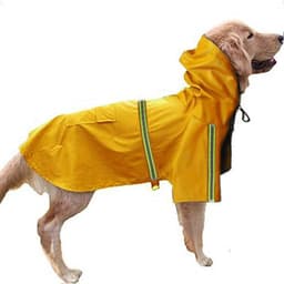 image-Spring and summer new dog raincoat waterproof cape dog reflective raincoat large dog raincoat